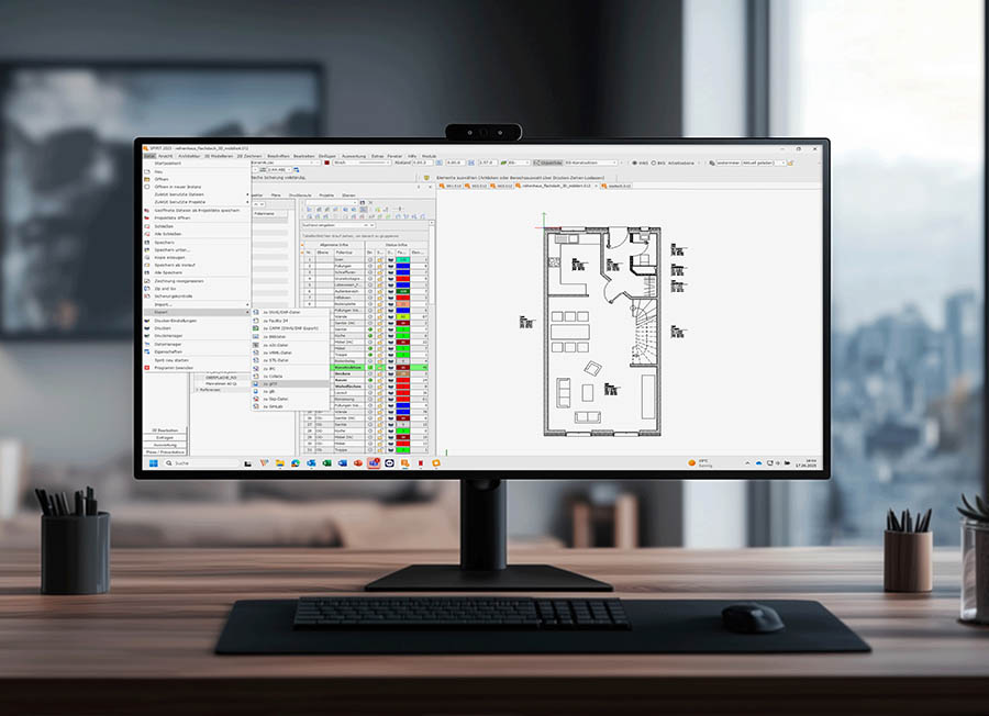 CAD Architektur Software SPIRIT: Optimierte 4K-Unterstützung durch vektorbasierte Icons
