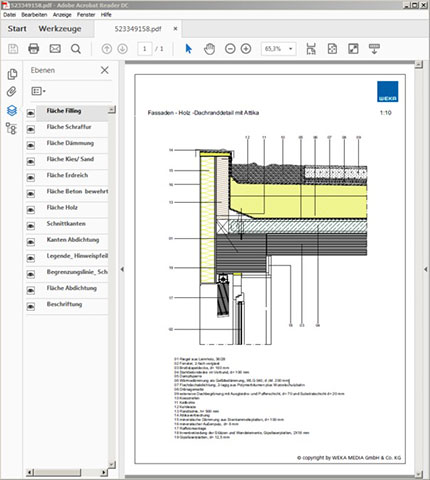 WEKA CAD-Details Abbildung