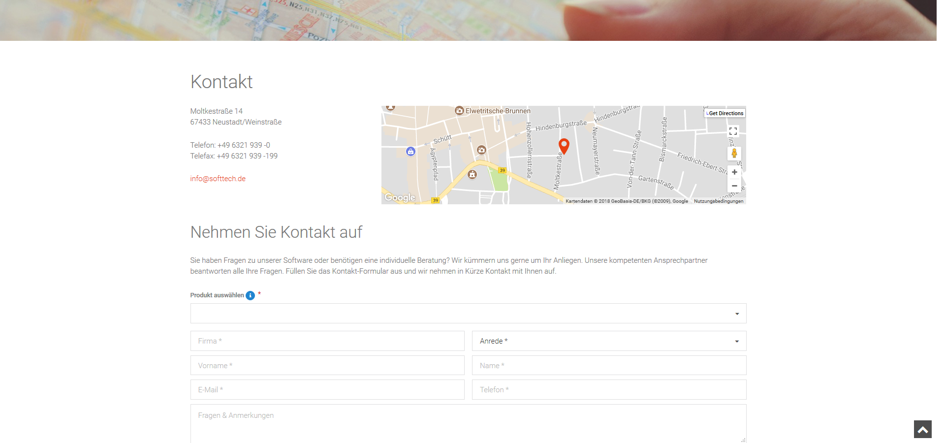 Screenshot 2018 1 22 SOFTTECH Kontakt1