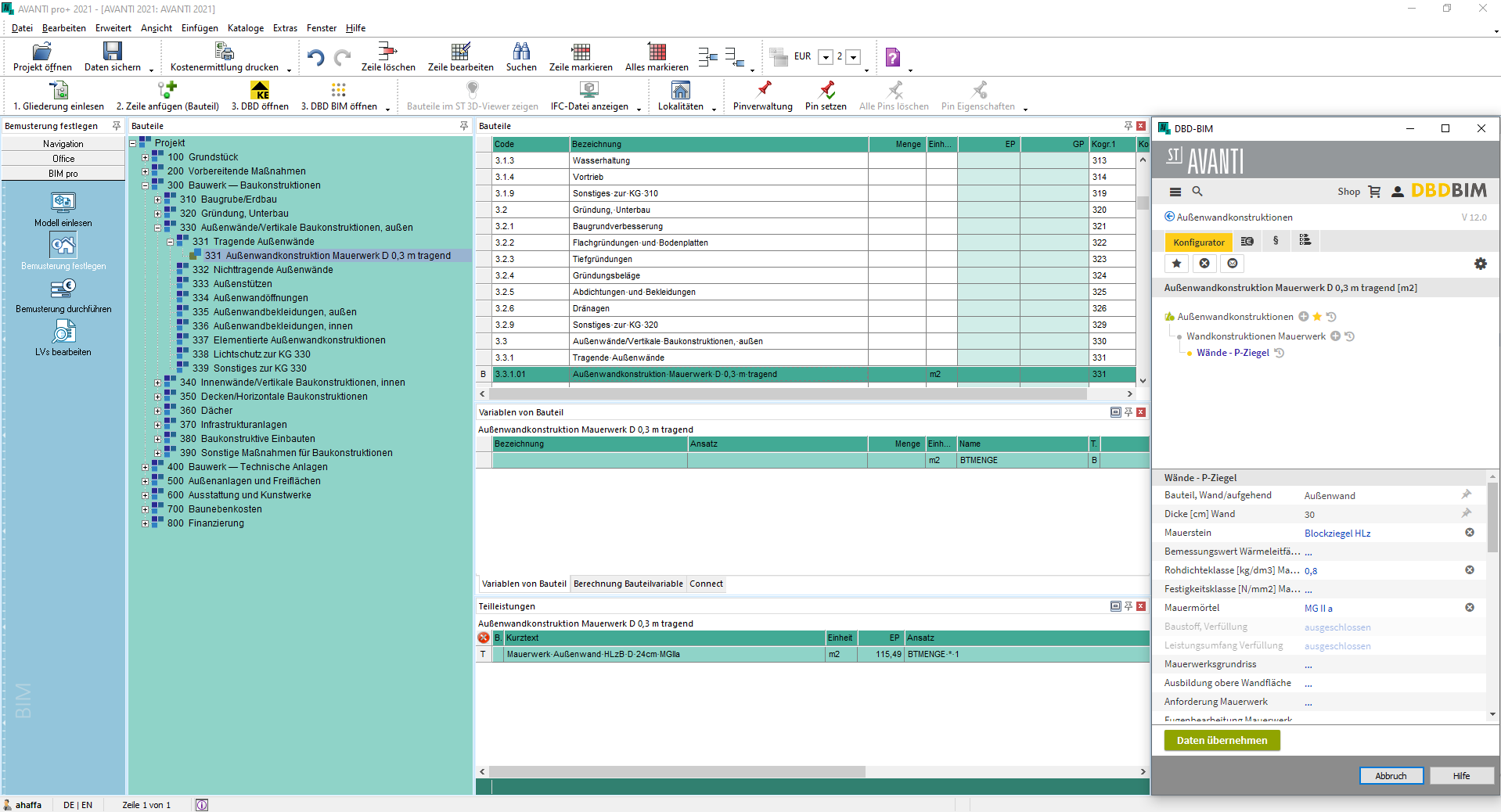 Abb. 2 DBD BIM in AVANTI