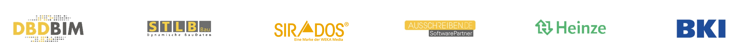 AVANTI Textdatenbanken & Ausschreibungstexte: STLB-Bau und STLB-BauZ, DBD BIM, Heinze-Ausschreibungstexte, SirAdos, AUSSCHREIBEN.DE, BKI